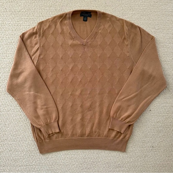 Vintage Lyle & Scott Patterned Sweater - Picture 1 of 6